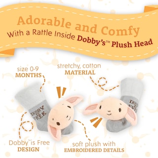 Foto 3 | Rattle Socks Kids Preferred Harry Potter Dobby Para Bebé - Venta Internacional.