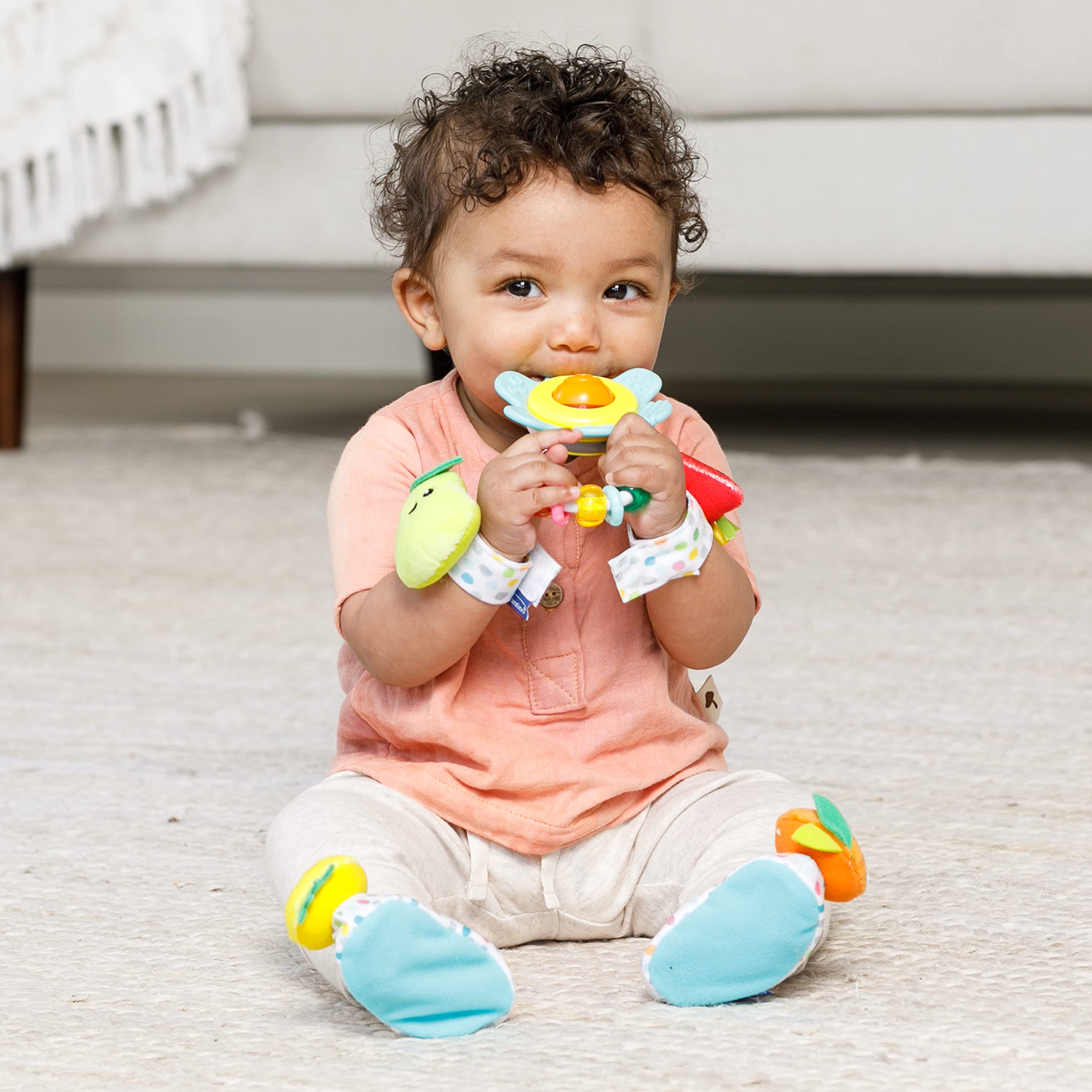 Foto 3 pulgar | Set De Regalo Rattle Bundle Infantino Baby, 3 Piezas, 0m+ - Venta Internacional.