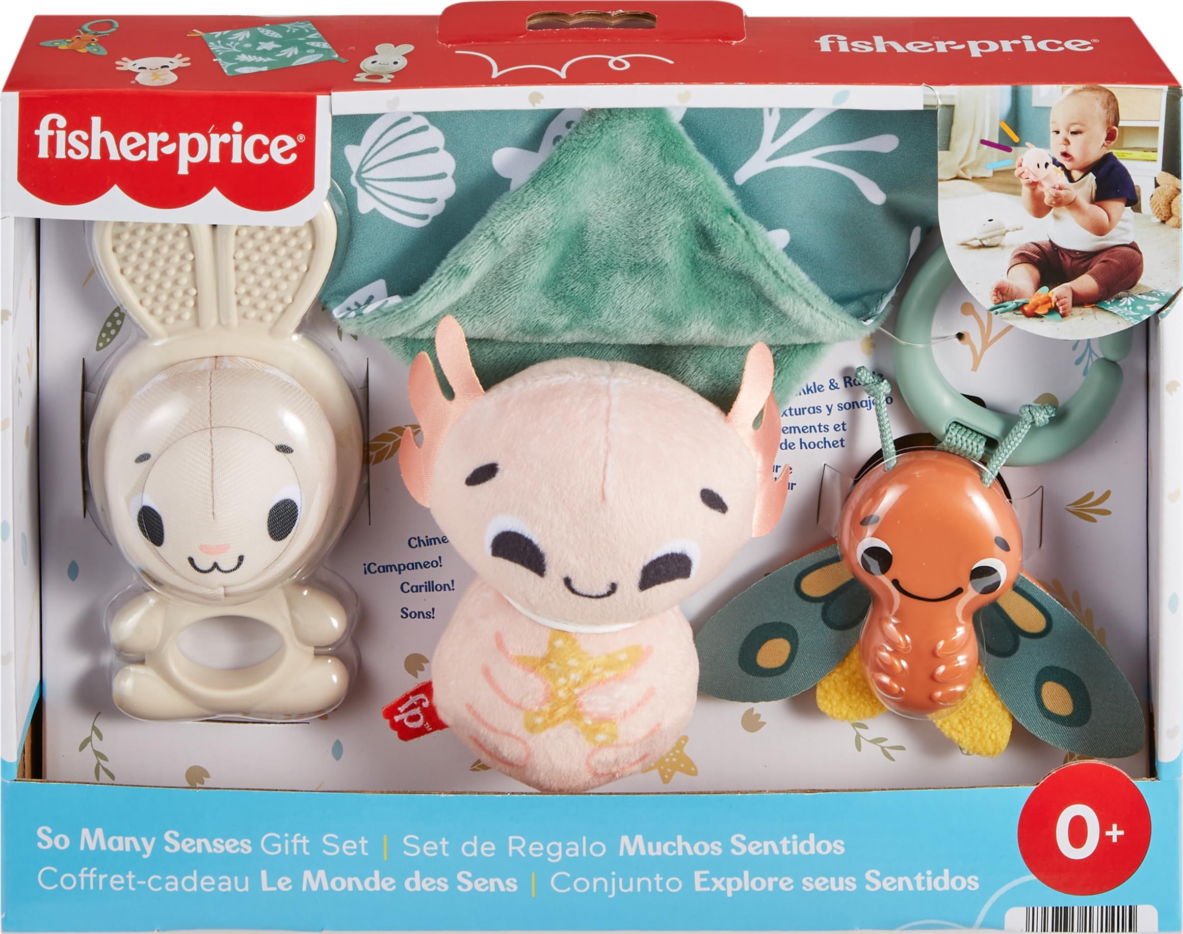 Foto 6 | Set De Juguetes Fisher-price So Many Senses 4 Sensory Activities 0+m - Venta Internacional.