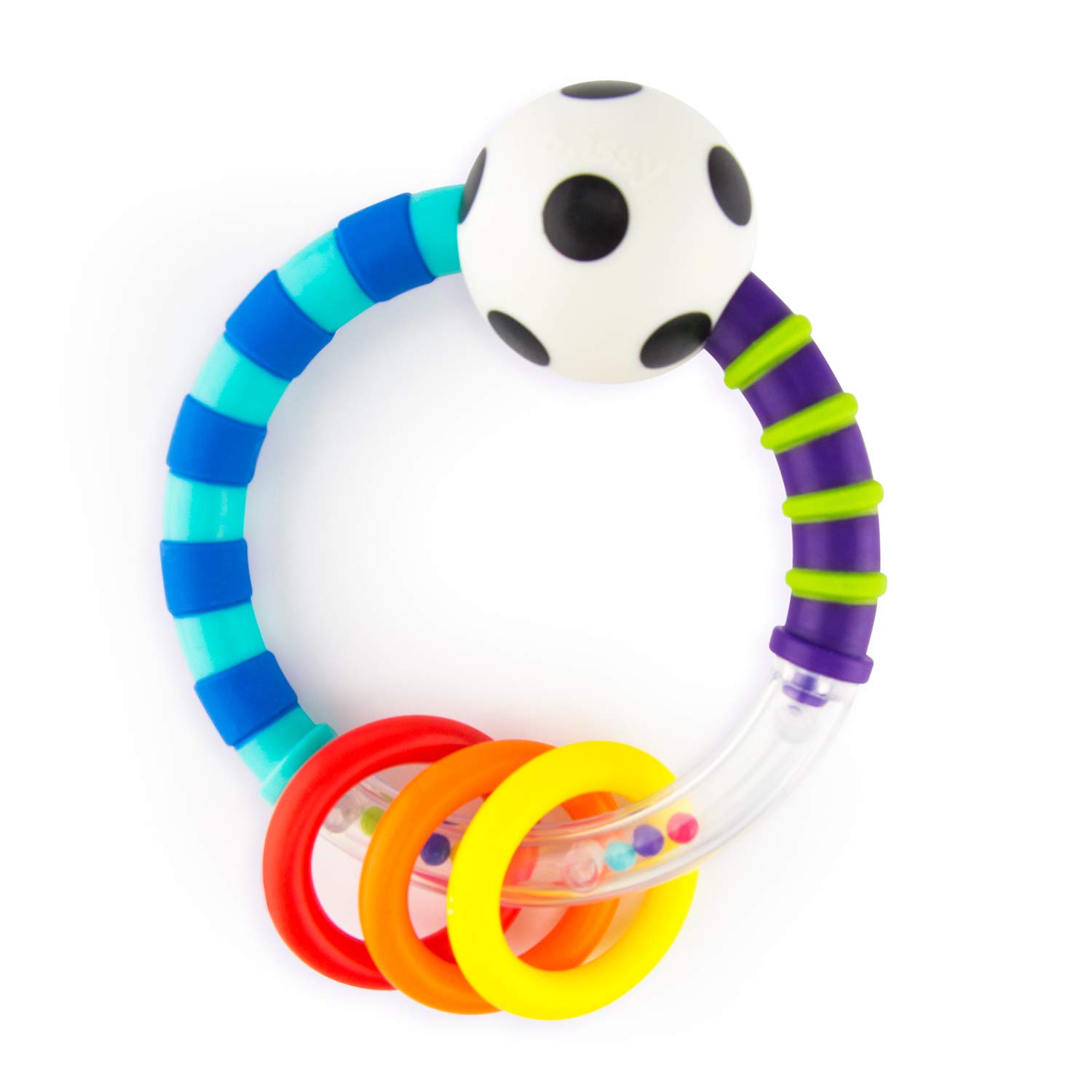 Sonajero Con Forma De Anillo Para Bebés Developmental, De Alto Contraste - Venta Internacional.