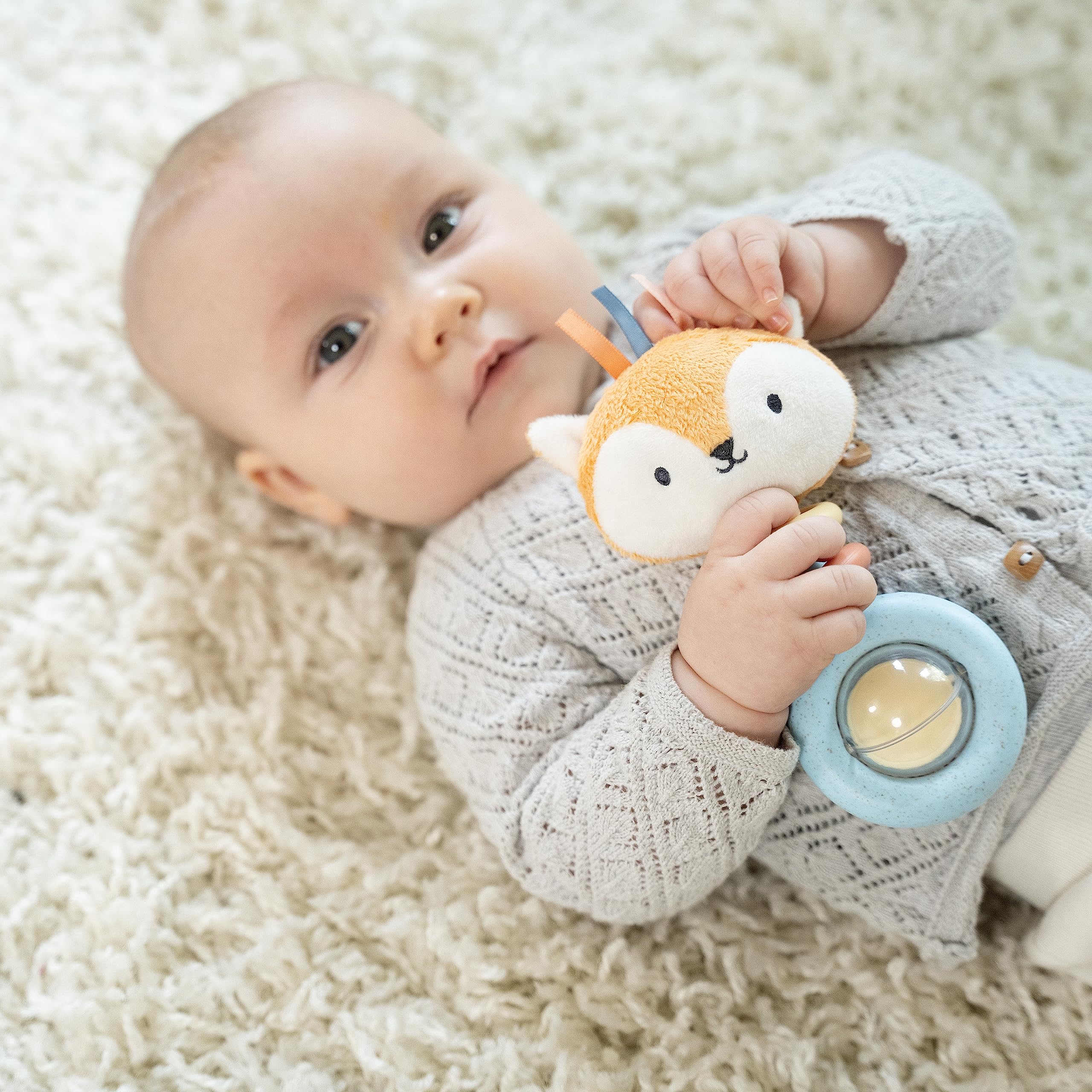 Foto 6 pulgar | Rattle Ring Ingenuity Kitt The Fox A Base De Plantas Sin Bpa - Venta Internacional.