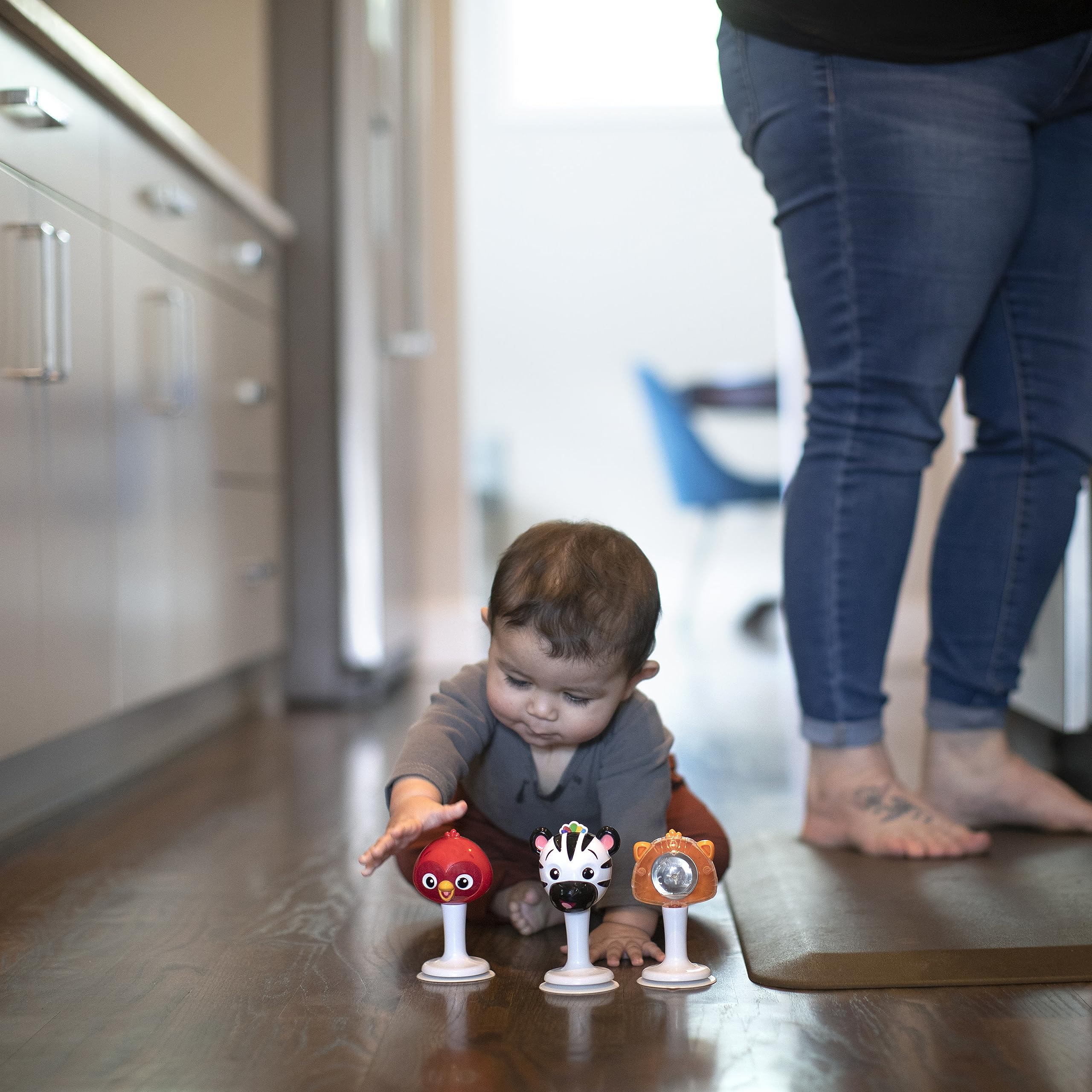 Foto 5 | Set De Juguetes Con Ventosa Baby Einstein Rattle & Jingle Trio - Venta Internacional.