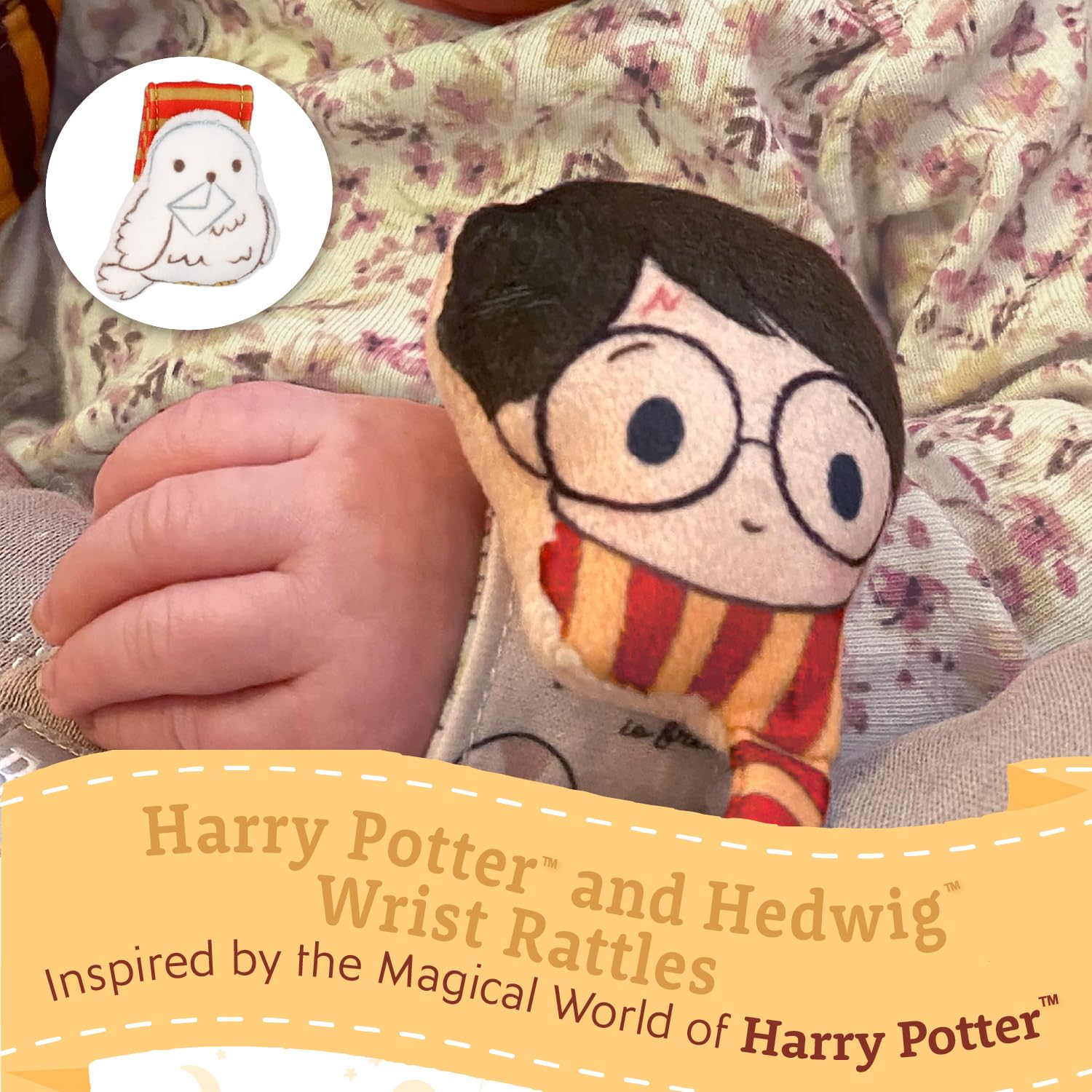Foto 3 pulgar | Sonajeros De Pulsera Preferidos Para Niños, Harry Potter, Hedwig Baby - Venta Internacional.