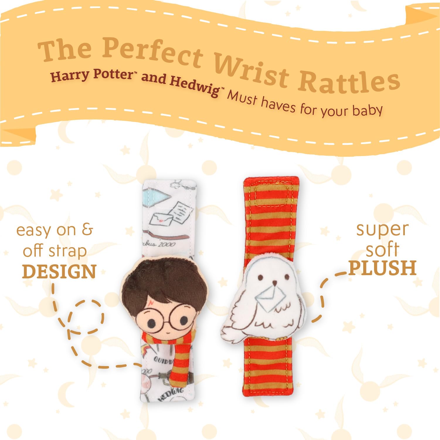 Foto 5 pulgar | Sonajeros De Pulsera Preferidos Para Niños, Harry Potter, Hedwig Baby - Venta Internacional.