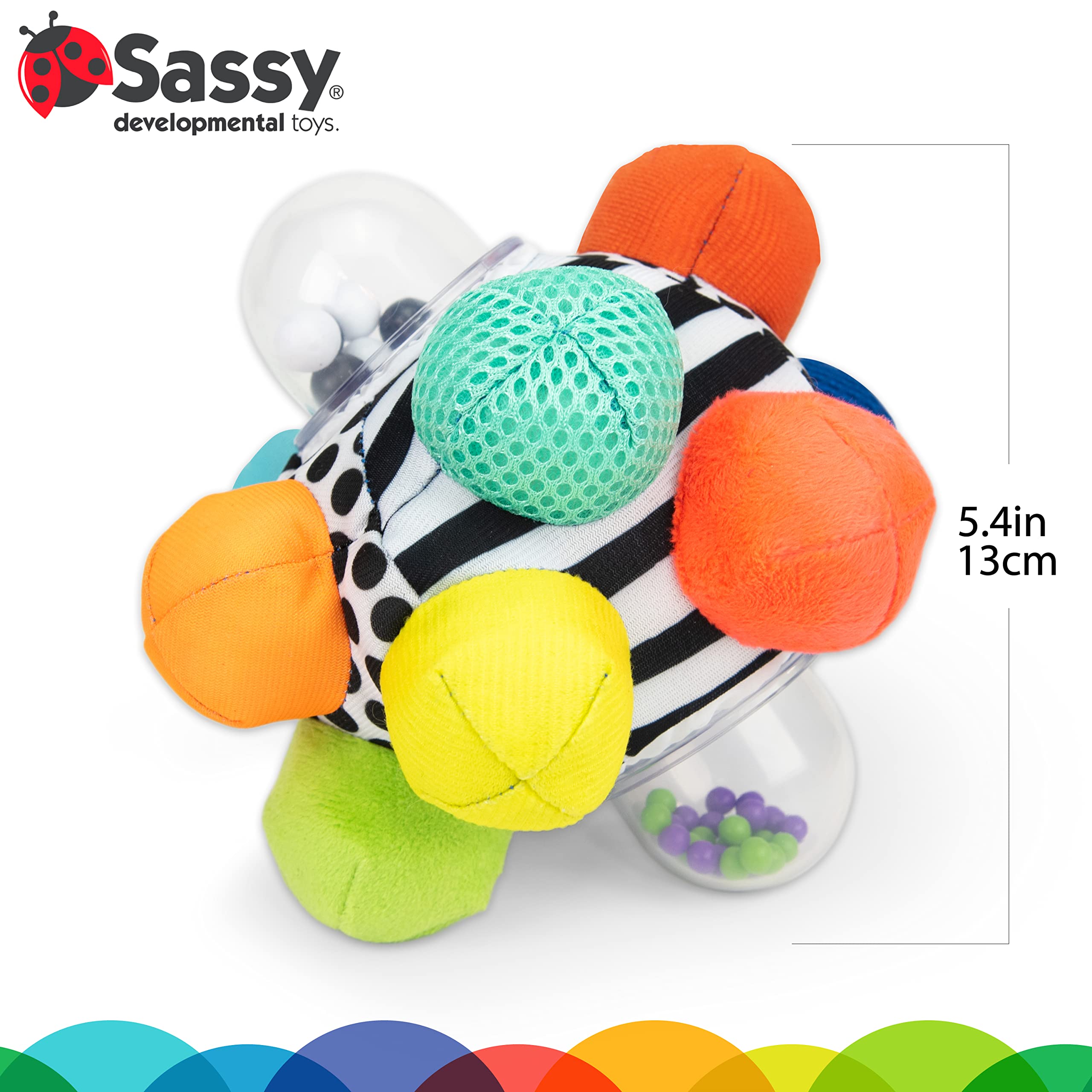Foto 4 pulgar | Pelota Toy Sassy Developmental Para Más De 6 Meses - Venta Internacional.