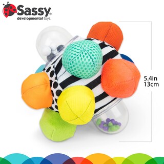 Foto 3 | Pelota Toy Sassy Developmental Para Más De 6 Meses - Venta Internacional.
