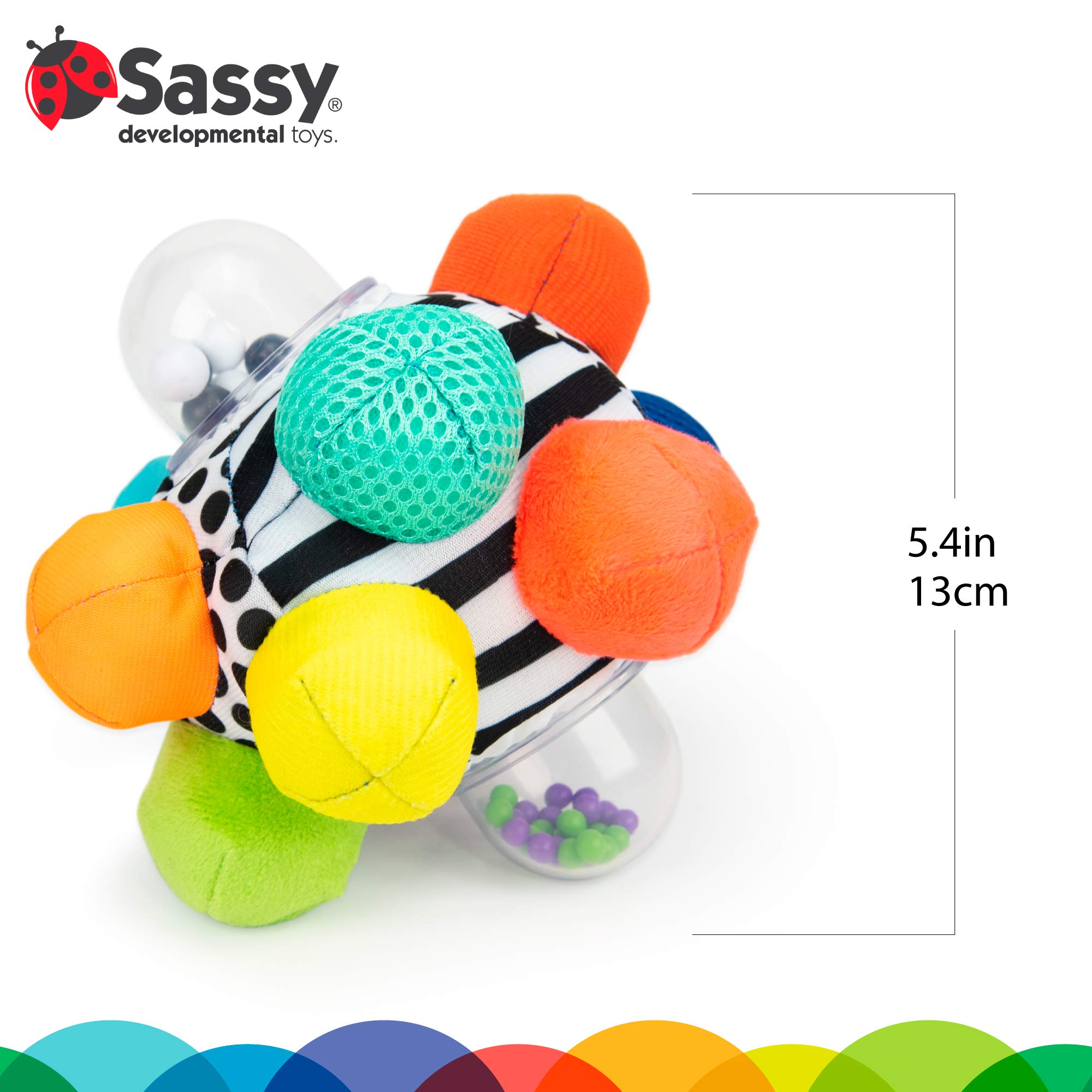 Foto 6 pulgar | Pelota Toy Sassy Developmental Para Más De 6 Meses - Venta Internacional.
