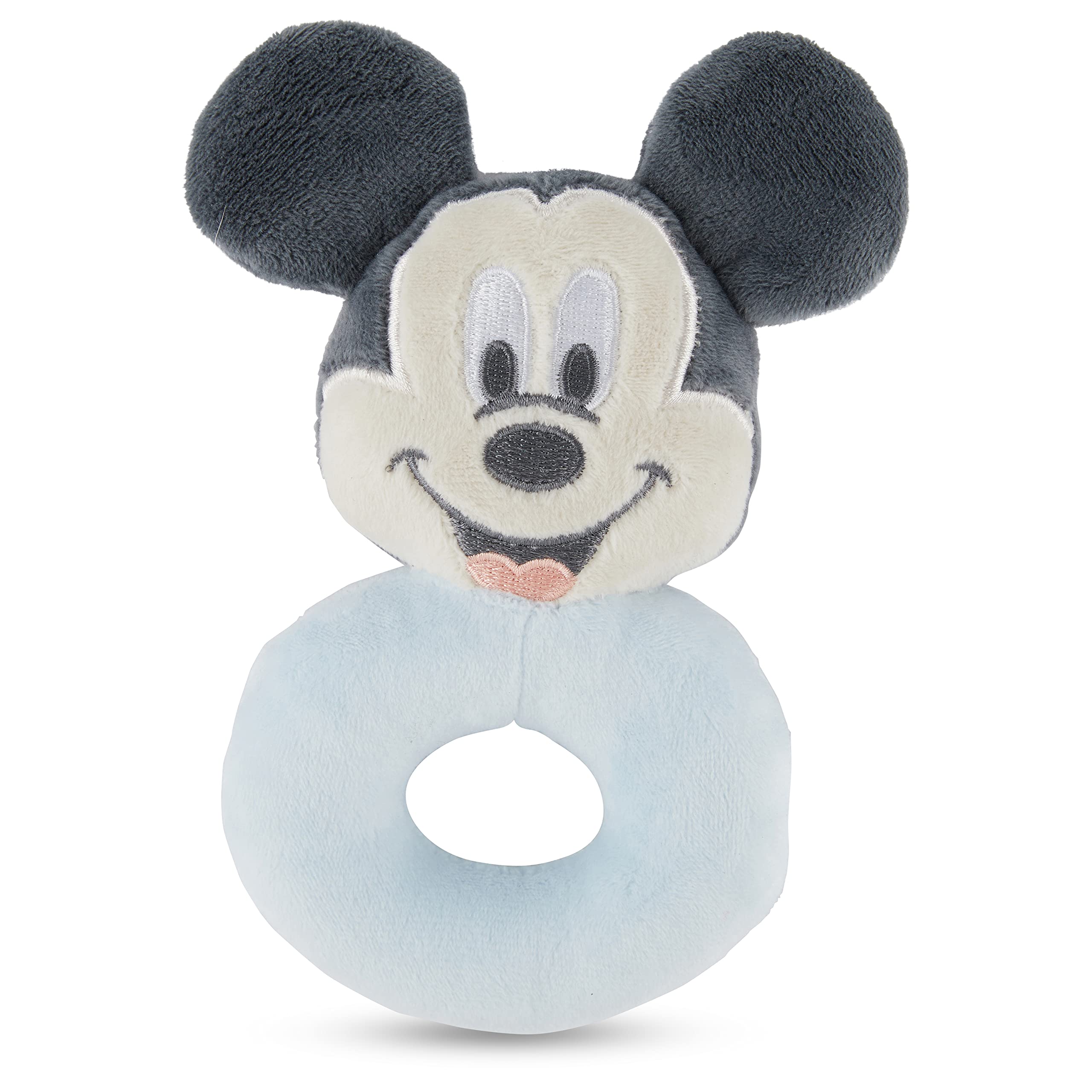 Foto 4 pulgar | Set De Sonajeros Plush Lovie De Mickey Mouse De Disney, Paquete De 2 - Venta Internacional.