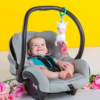 Foto 6 | Cochecito O Transportín De Juguete Bright Starts Unicorn Sparkle Pink - Venta Internacional.