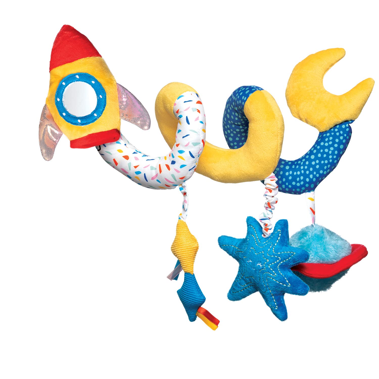 Cohete Espacial De Juguete Baby Travel Spiral Manhattan Con Espejo - Venta Internacional.