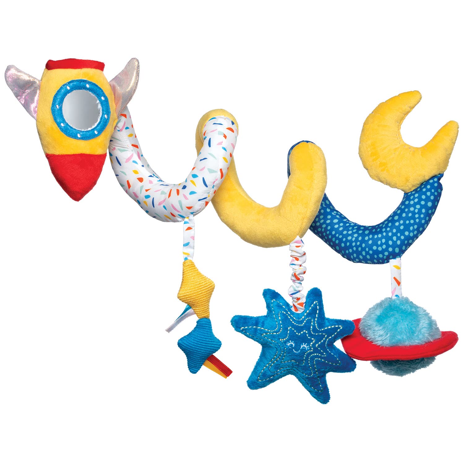 Foto 3 pulgar | Cohete Espacial De Juguete Baby Travel Spiral Manhattan Con Espejo - Venta Internacional.