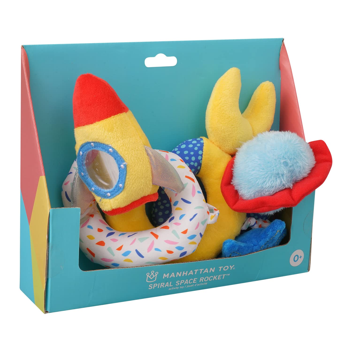 Foto 5 pulgar | Cohete Espacial De Juguete Baby Travel Spiral Manhattan Con Espejo - Venta Internacional.