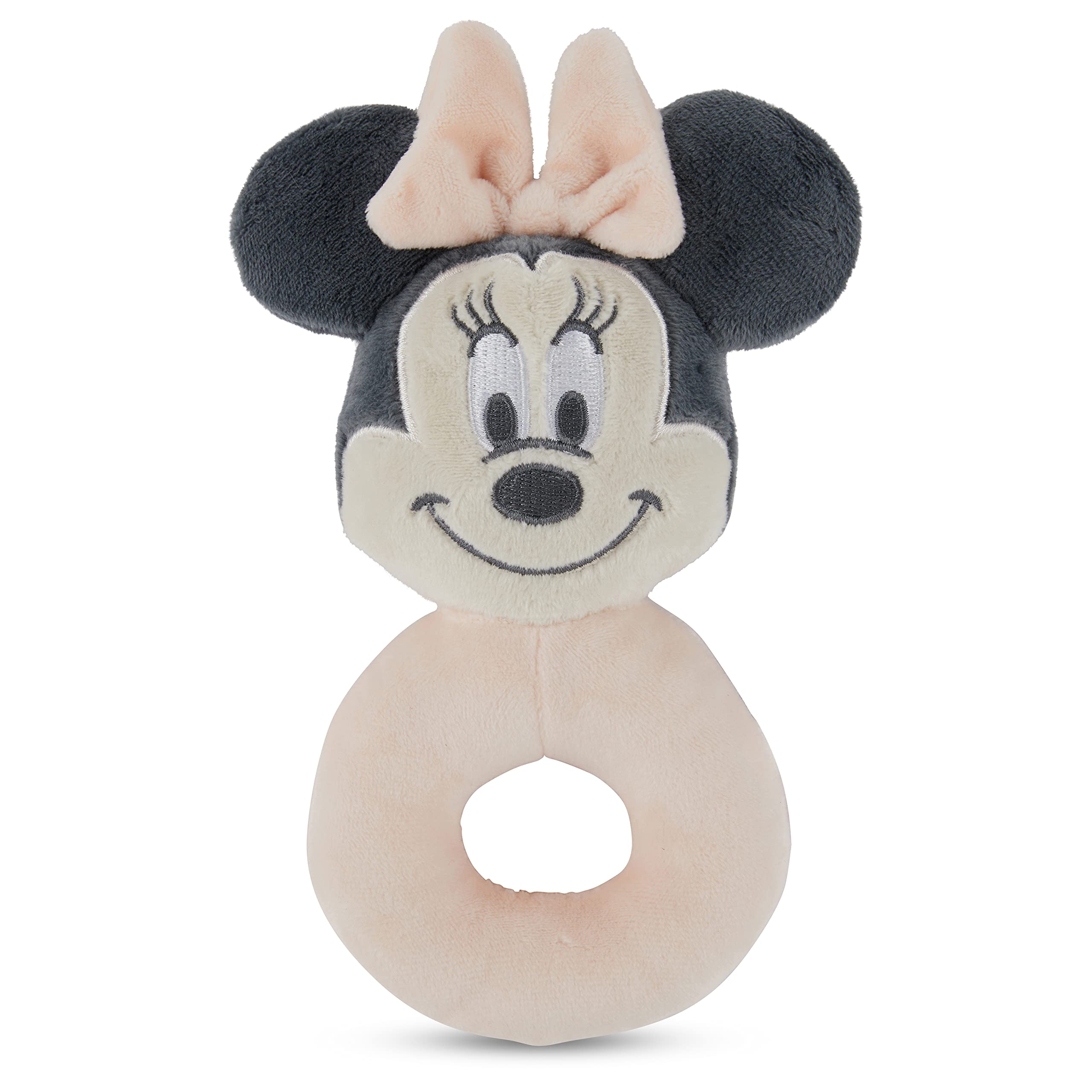 Foto 4 pulgar | Set De Sonajeros Plush Lovie De Disney Y Minnie Mouse, Paquete De 2 - Venta Internacional.