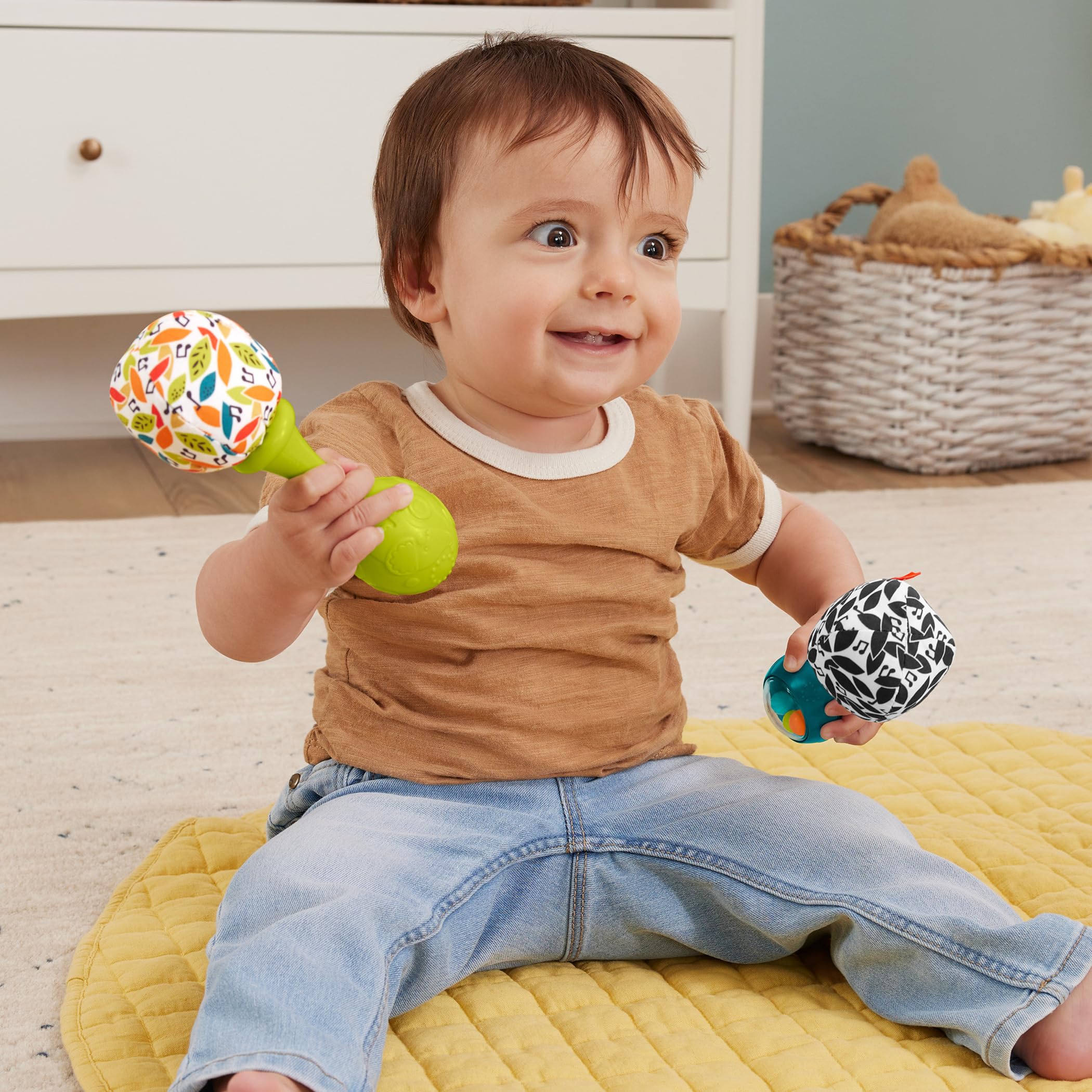 Foto 3 pulgar | Maracas Rattle 'n Rock De Toy Fisher-price Para Bebés De Más De 3 Meses - Venta Internacional.