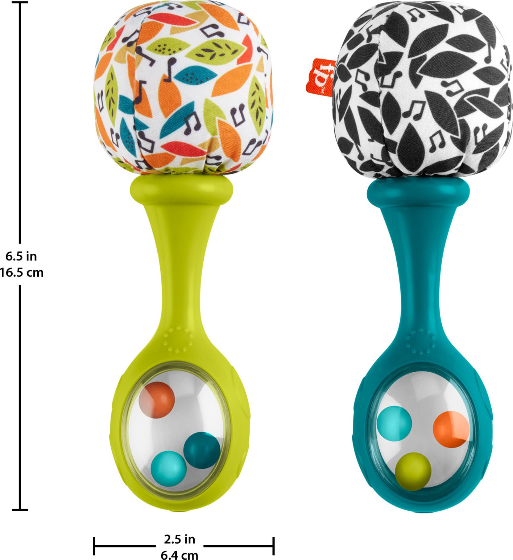 Foto 4 pulgar | Maracas Rattle 'n Rock De Toy Fisher-price Para Bebés De Más De 3 Meses - Venta Internacional.