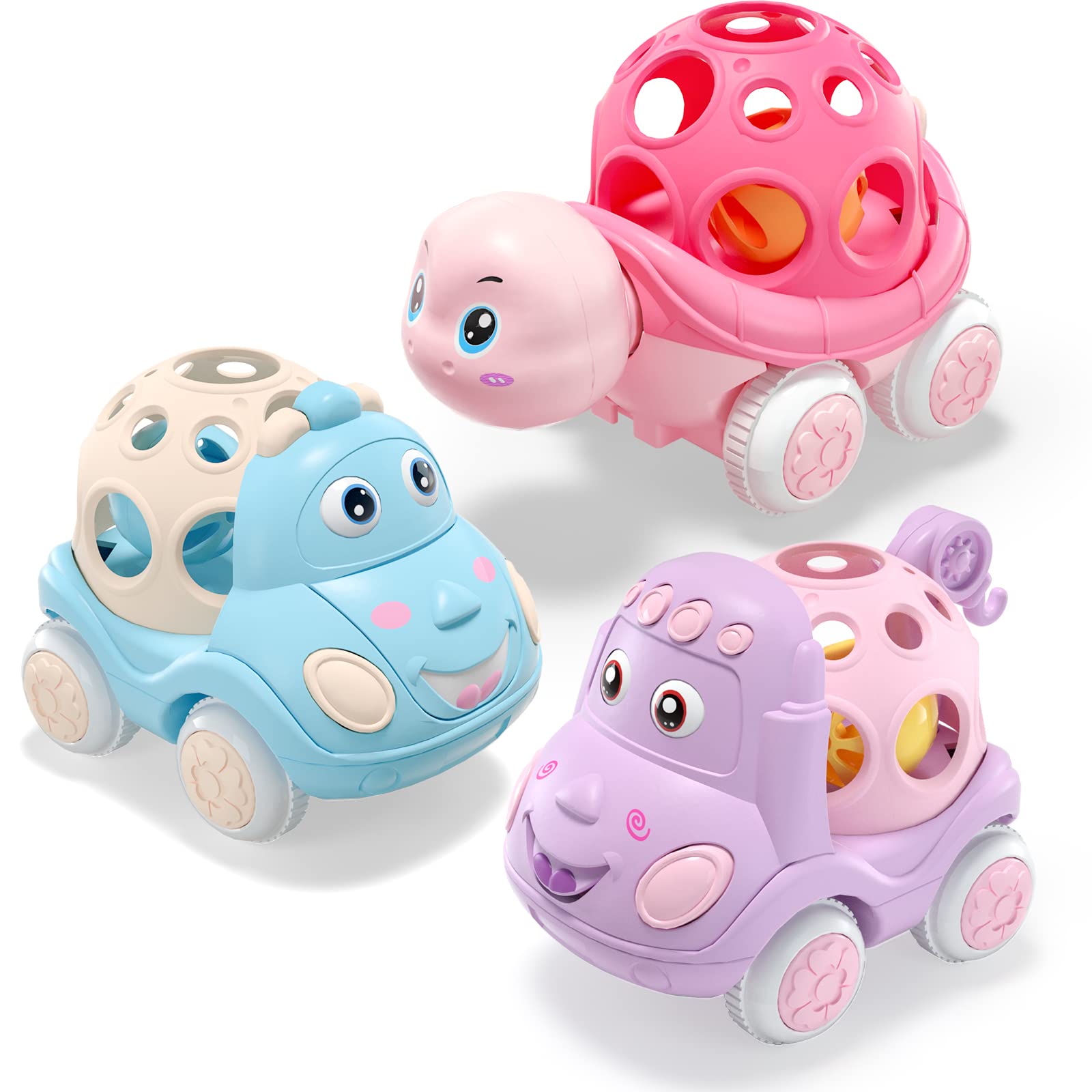 Sonajero Beandge Baby Girl Push And Go Para Coche De Juguete, 18 Meses - Venta Internacional.