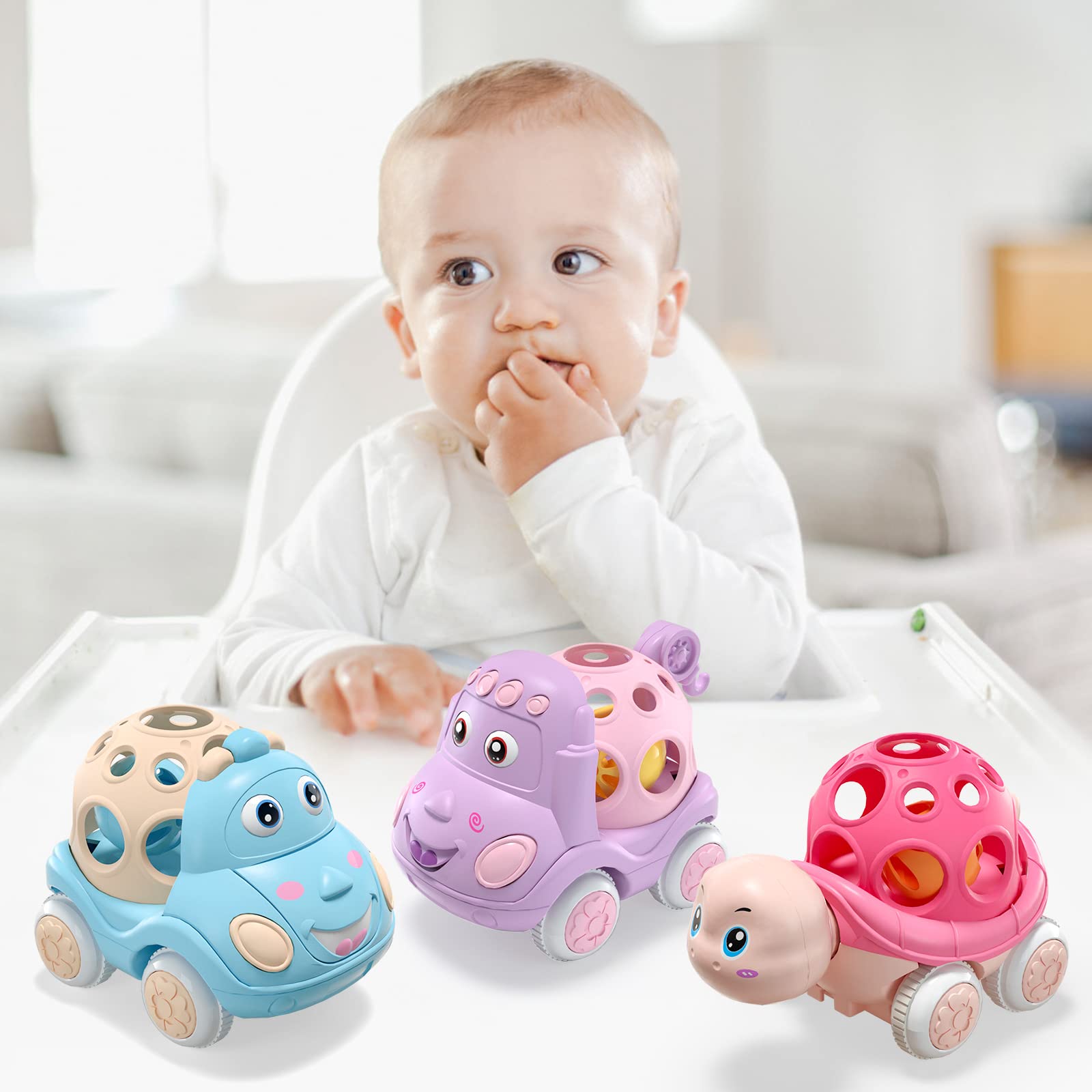 Foto 8 pulgar | Sonajero Beandge Baby Girl Push And Go Para Coche De Juguete, 18 Meses - Venta Internacional.