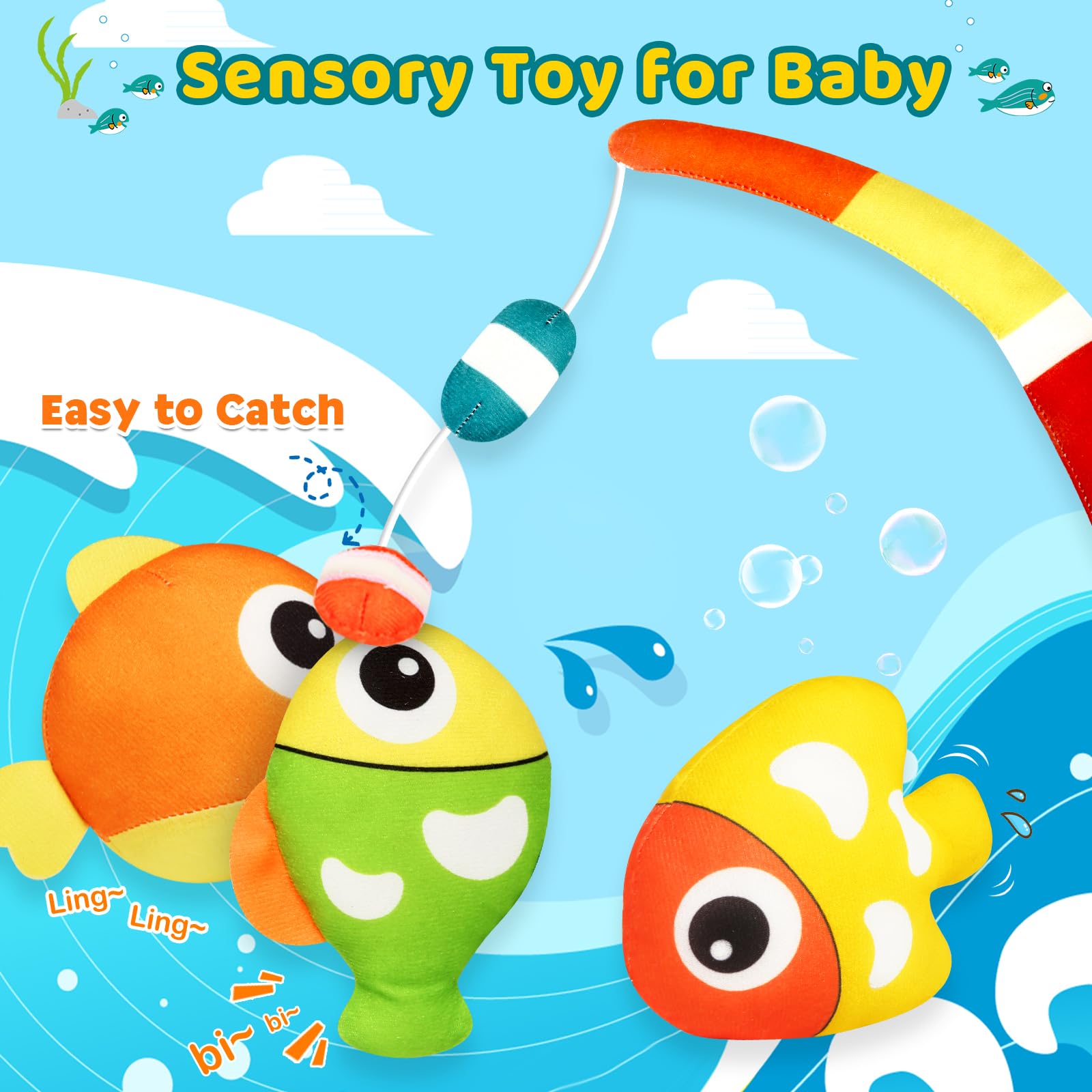 Foto 3 pulgar | Plush Toys Kmuysl My First Tackle Box De 6 A 24 Meses Con Sonido - Venta Internacional.