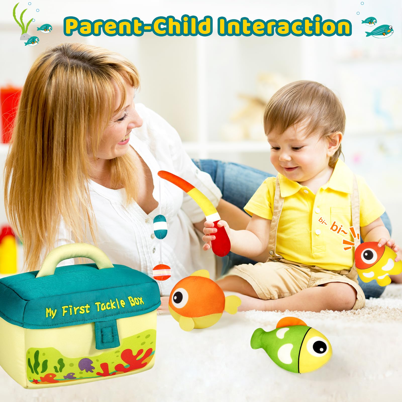 Foto 7 pulgar | Plush Toys Kmuysl My First Tackle Box De 6 A 24 Meses Con Sonido - Venta Internacional.