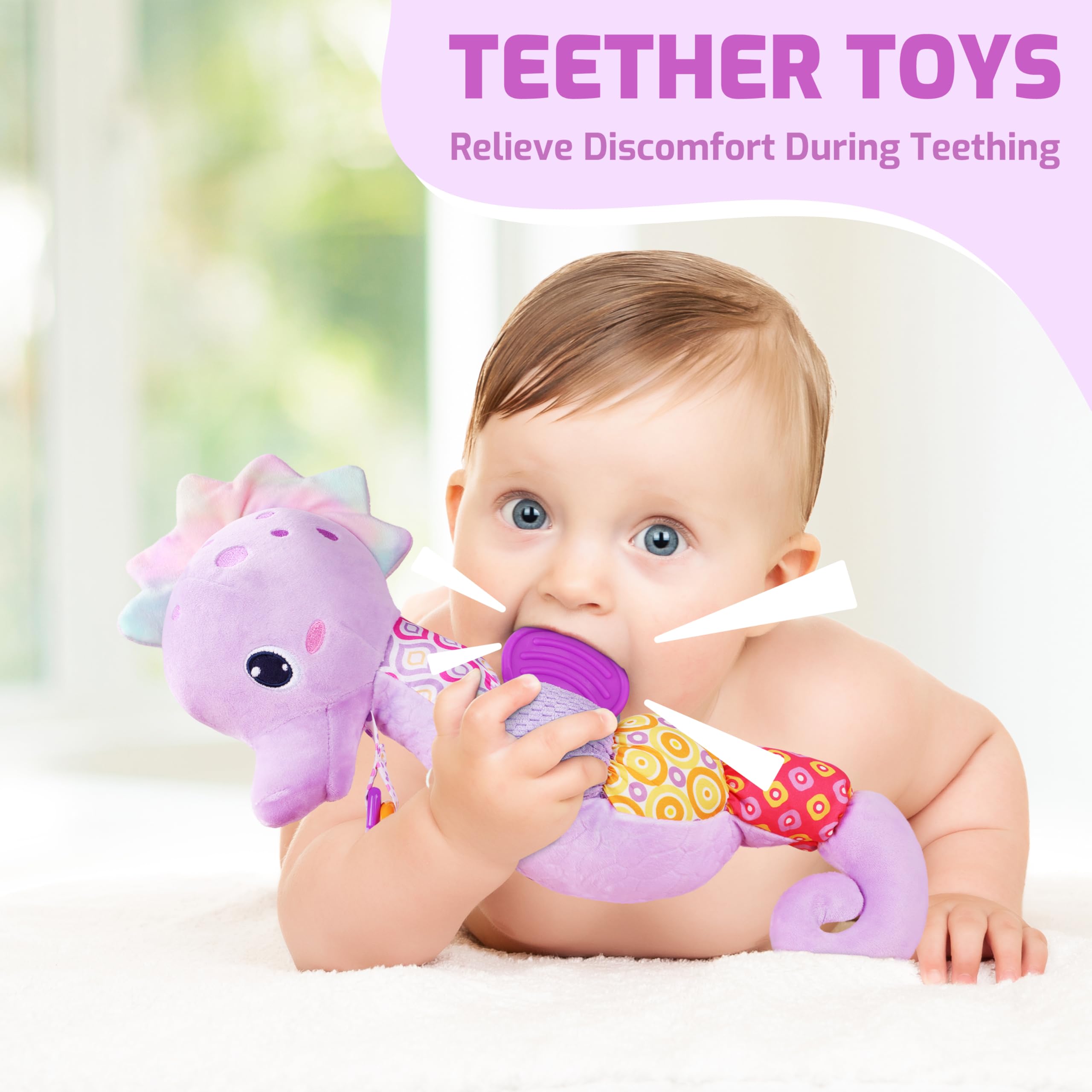 Foto 5 pulgar | Juguete De Peluche Musical Para Bebés Sumobaby Seahorse - Venta Internacional.