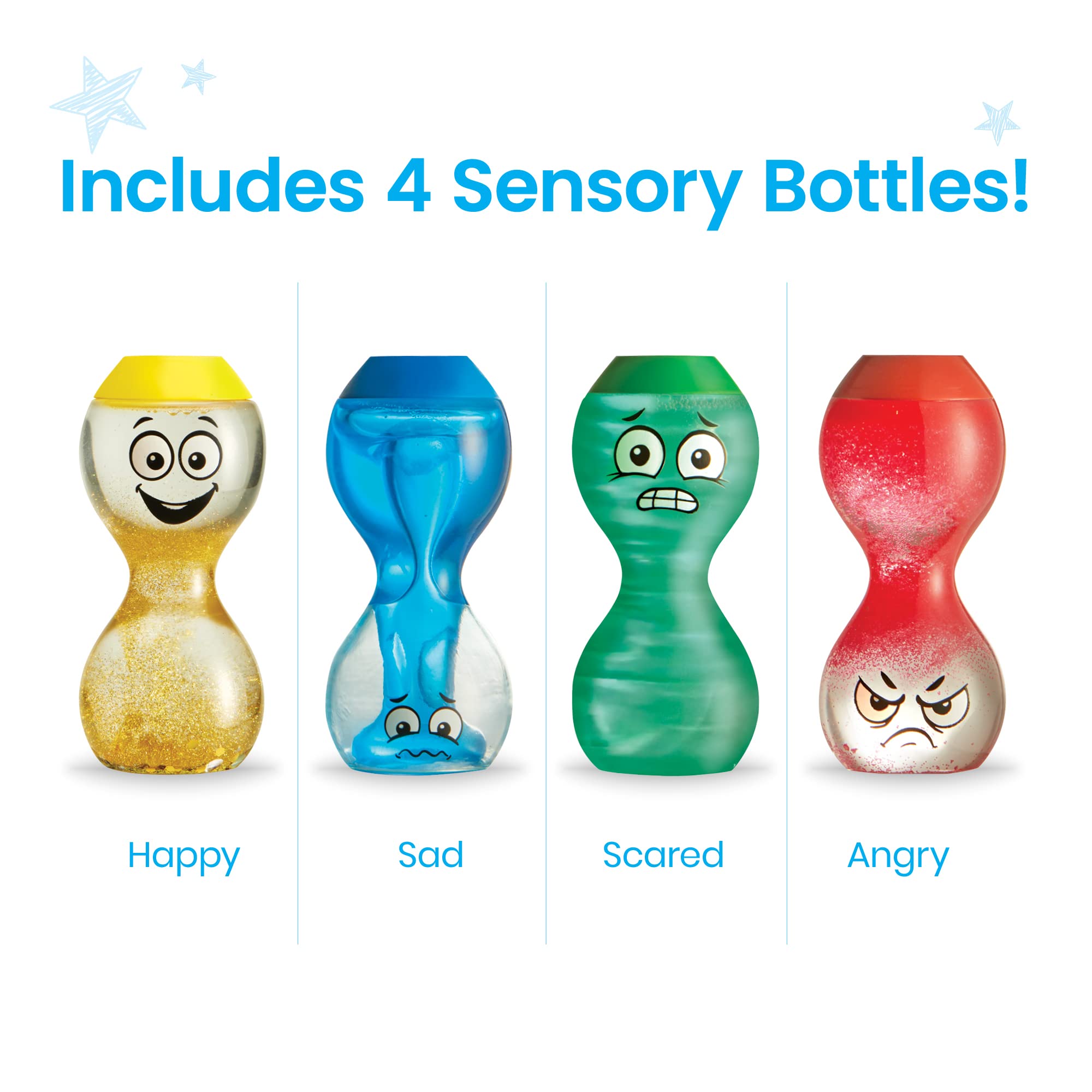 Foto 4 pulgar | Botellas Sensoriales Hand2mind Expresa Tus Sentimientos Para Niños Pequeños - Venta Internacional.