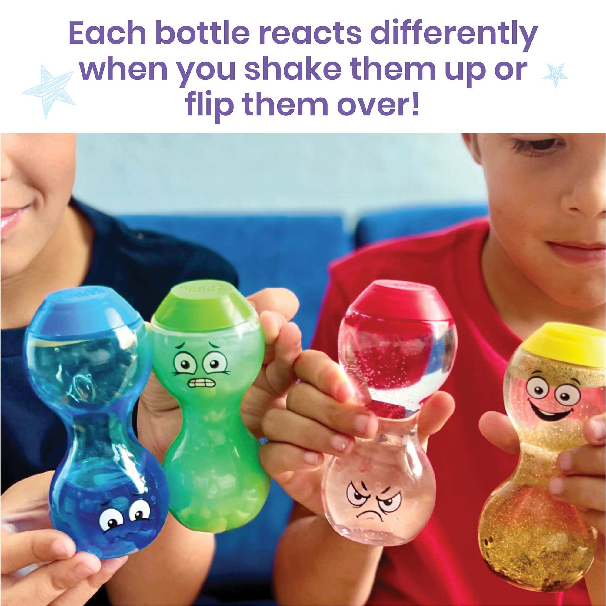 Foto 6 pulgar | Botellas Sensoriales Hand2mind Expresa Tus Sentimientos Para Niños Pequeños - Venta Internacional.