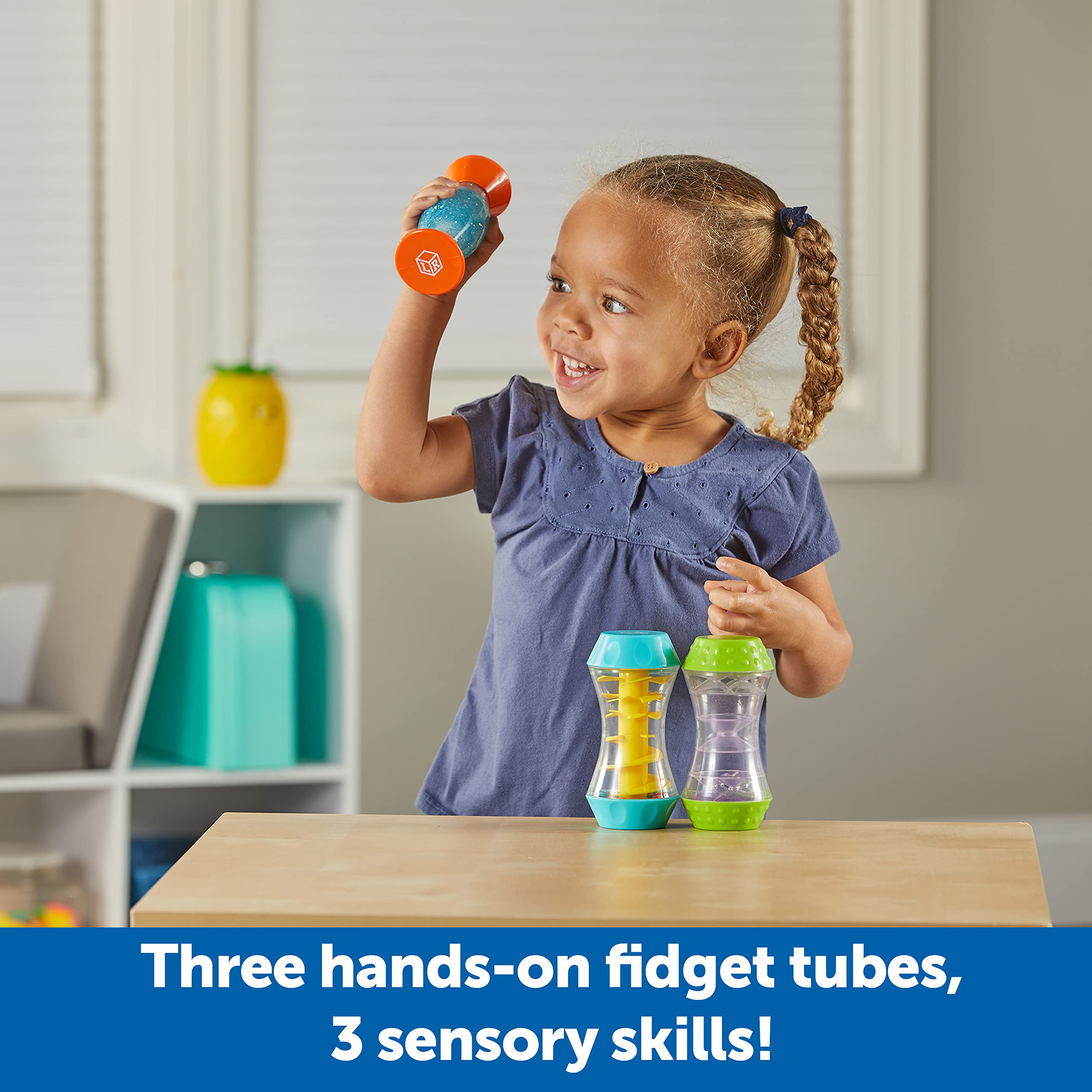 Foto 2 | Recursos De Aprendizaje De Sensory Trio Fidget Tubes Para Niños De 3 Años O Más, 3 Piezas - Venta Internacional.