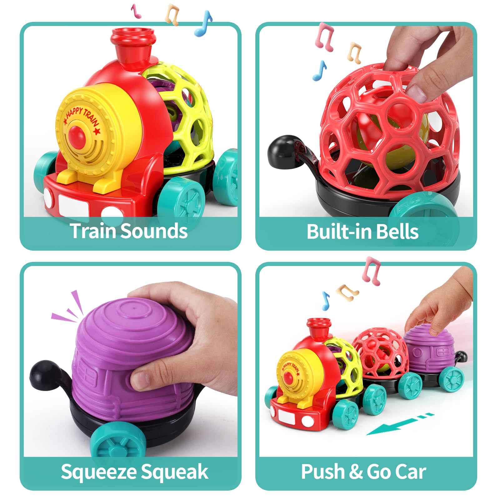 Foto 3 pulgar | Sonajeros Para Bebés Moontoy, De 6 A 18 Meses, Con Sonido - Venta Internacional.