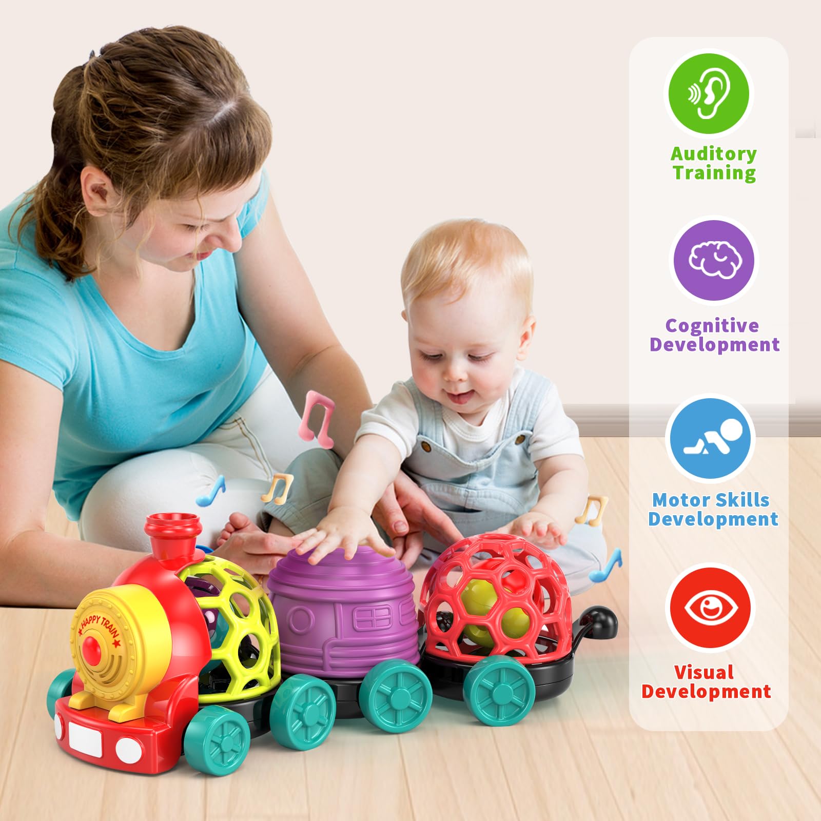 Foto 4 pulgar | Sonajeros Para Bebés Moontoy, De 6 A 18 Meses, Con Sonido - Venta Internacional.