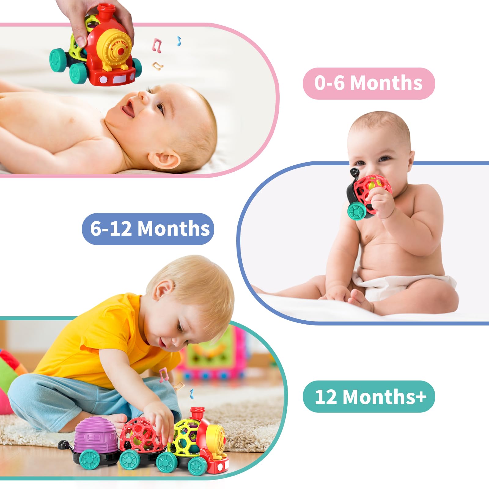 Foto 5 pulgar | Sonajeros Para Bebés Moontoy, De 6 A 18 Meses, Con Sonido - Venta Internacional.