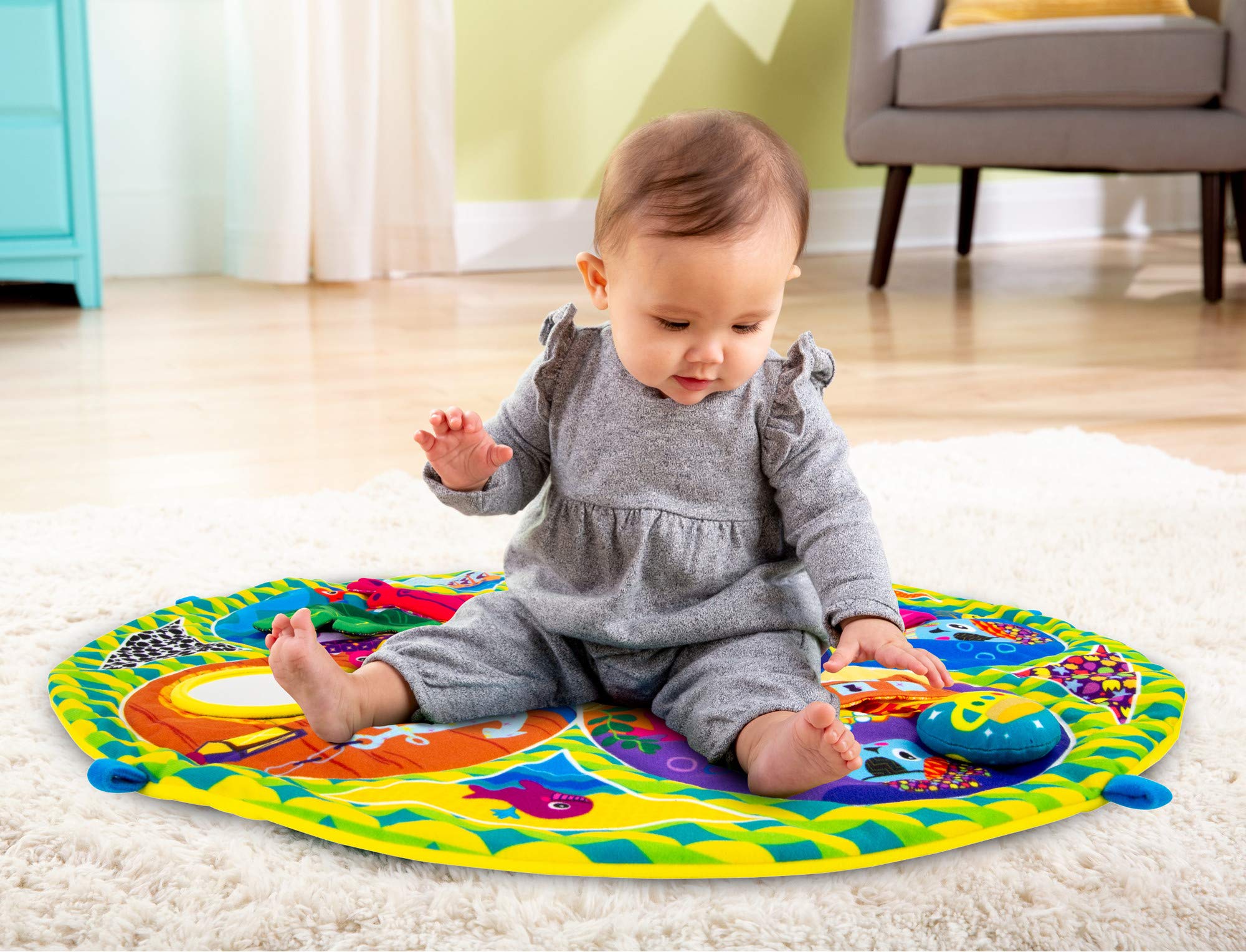 Foto 7 pulgar | Centro de Actividades Lamaze Captain Calamari Spin para Bebés - Venta Internacional