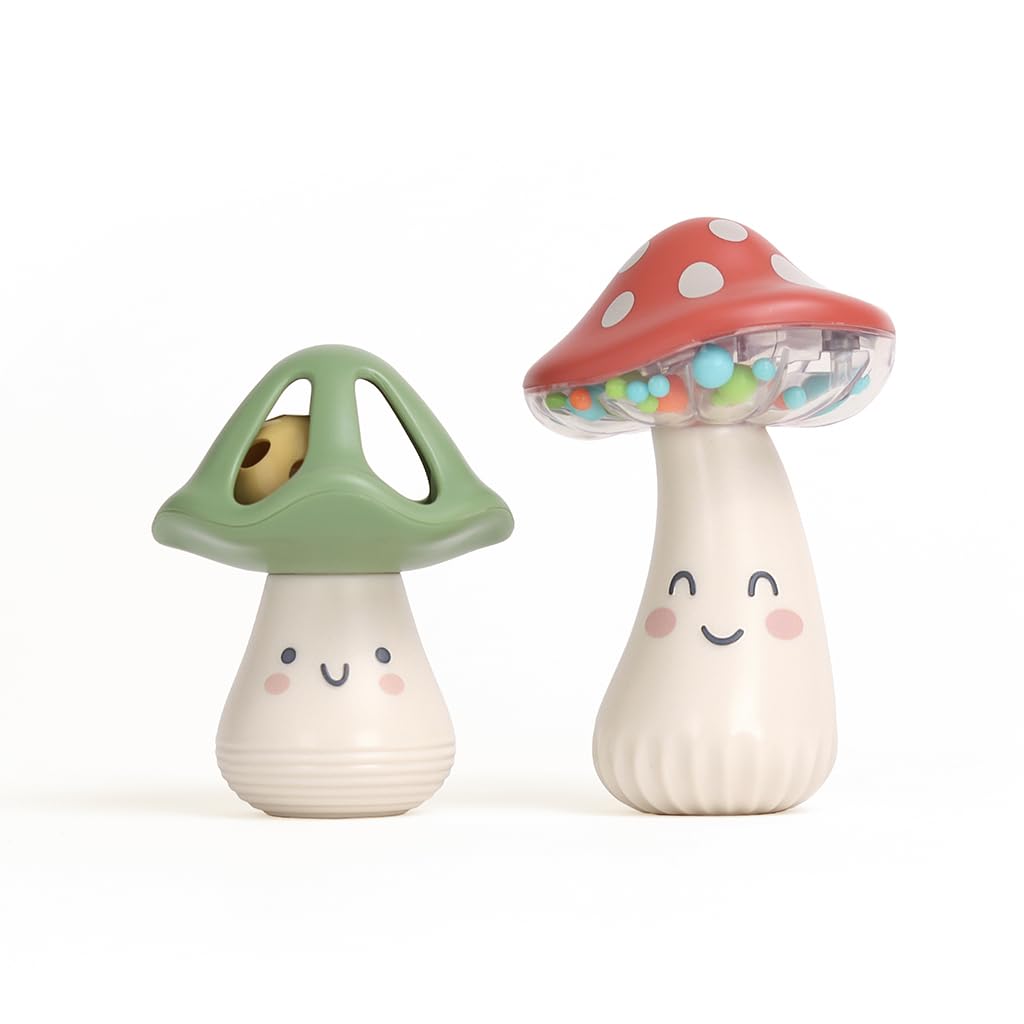 Foto 1 | Set De Sonajeros Musicales Itzy Ritzy Mini Maracas Con Diseño De Hongos - Venta Internacional.