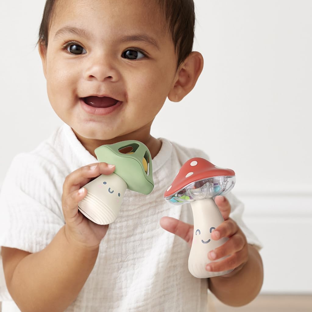 Foto 2 | Set De Sonajeros Musicales Itzy Ritzy Mini Maracas Con Diseño De Hongos - Venta Internacional.