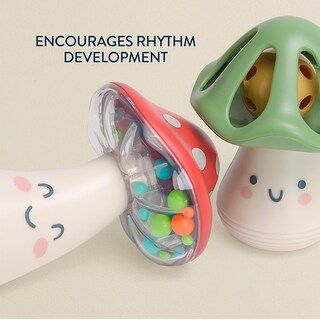 Foto 4 | Set De Sonajeros Musicales Itzy Ritzy Mini Maracas Con Diseño De Hongos - Venta Internacional.