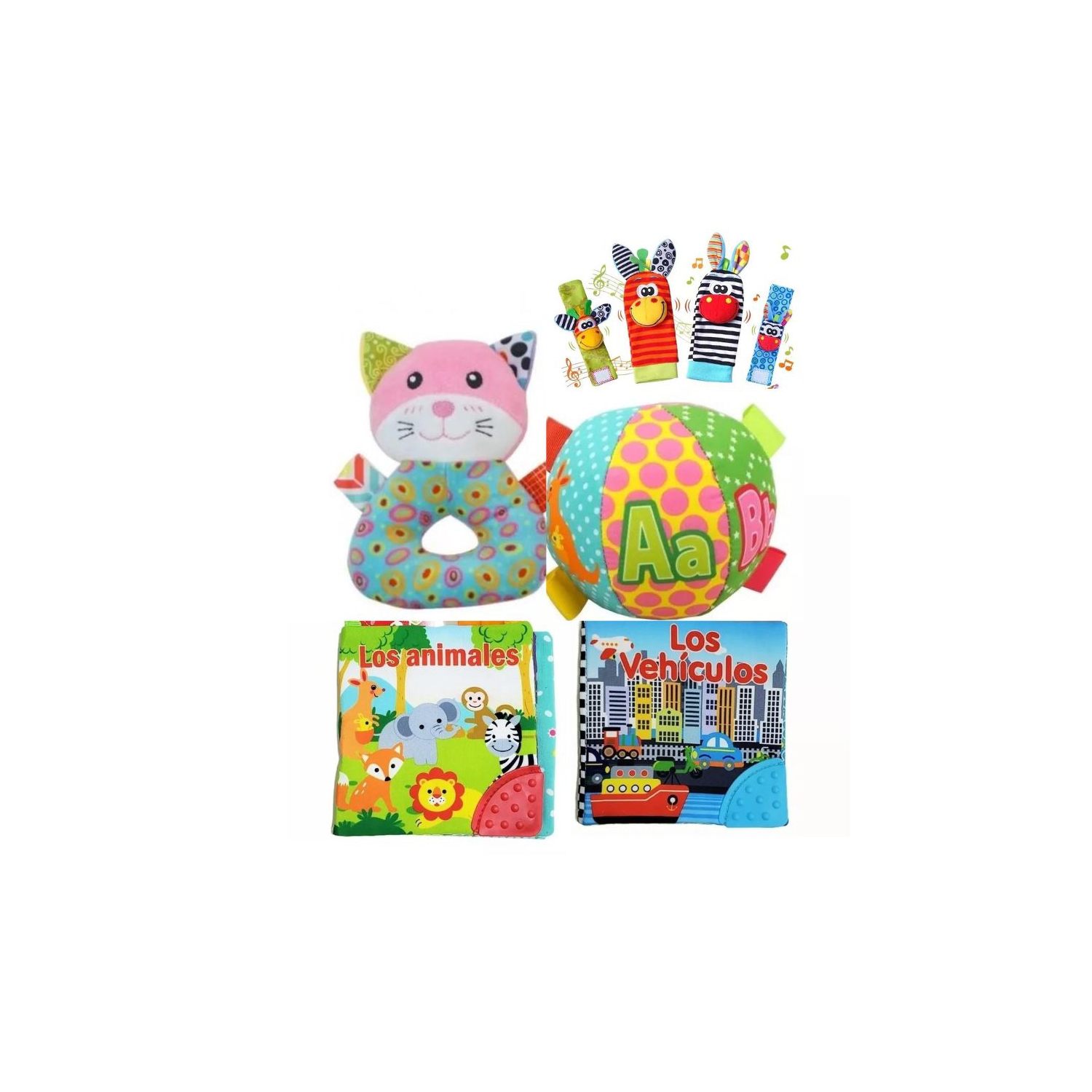 Paquete De Estimulación Sensorial, Juguete Para Bebés, Diseño De Gatitos - Venta Internacional.