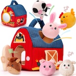 Juguetes De Peluche Para Animales De Granja Hahaland Surprise Barn, De 6 A 12 Meses - Venta Internacional.