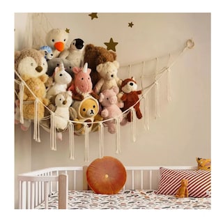 Foto 3 | Hamaca De Juguete Peluche Organizadora Belug, Juguete Para Bebés Beige