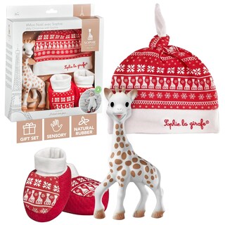 Foto 1 | Set De Regalo Sophie La Girafe My Christmas Con Gorra Y Calcetines Sophie - Venta Internacional.