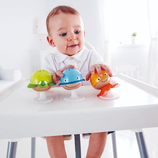 Foto 5 | Juego De Juguetes De Succión Rattle Set Hape Put-stay Para Tres Animales Marinos - Venta Internacional.