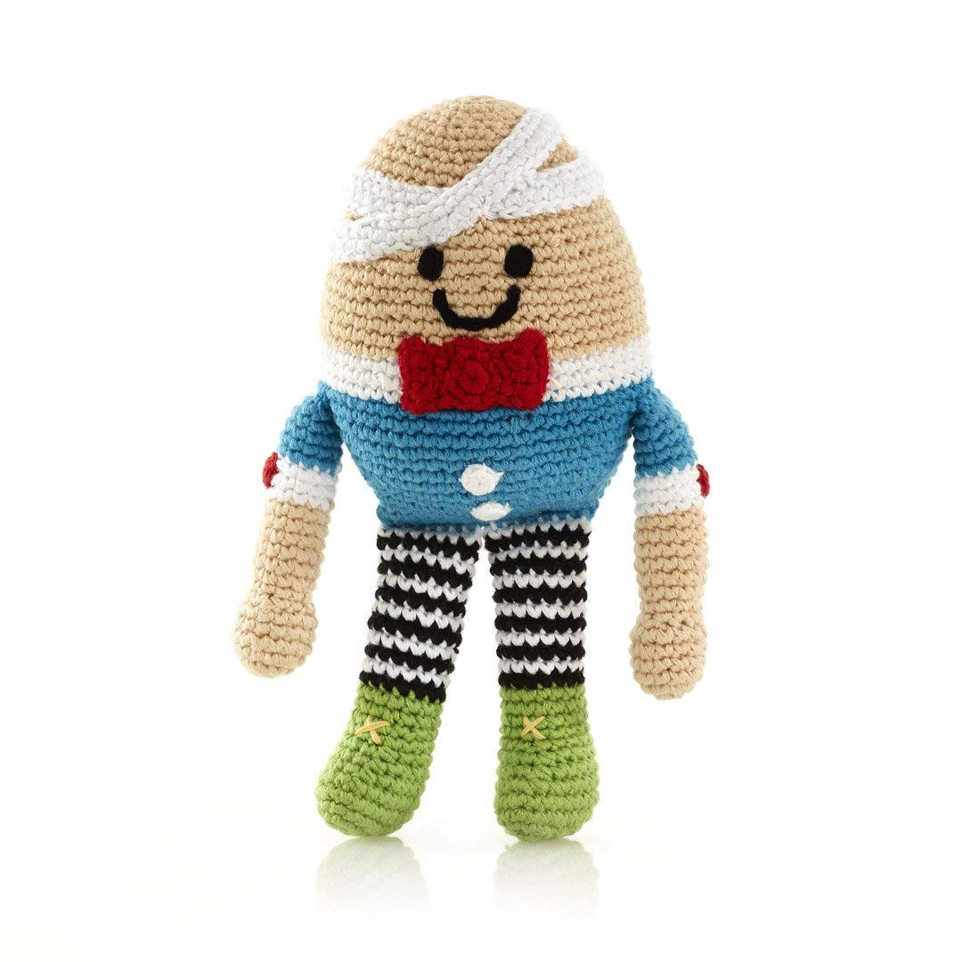 Foto 2 pulgar | Rattle Pebble, Hecho A Mano, Humpty Dumpty, Ganchillo, Comercio Justo - Venta Internacional.
