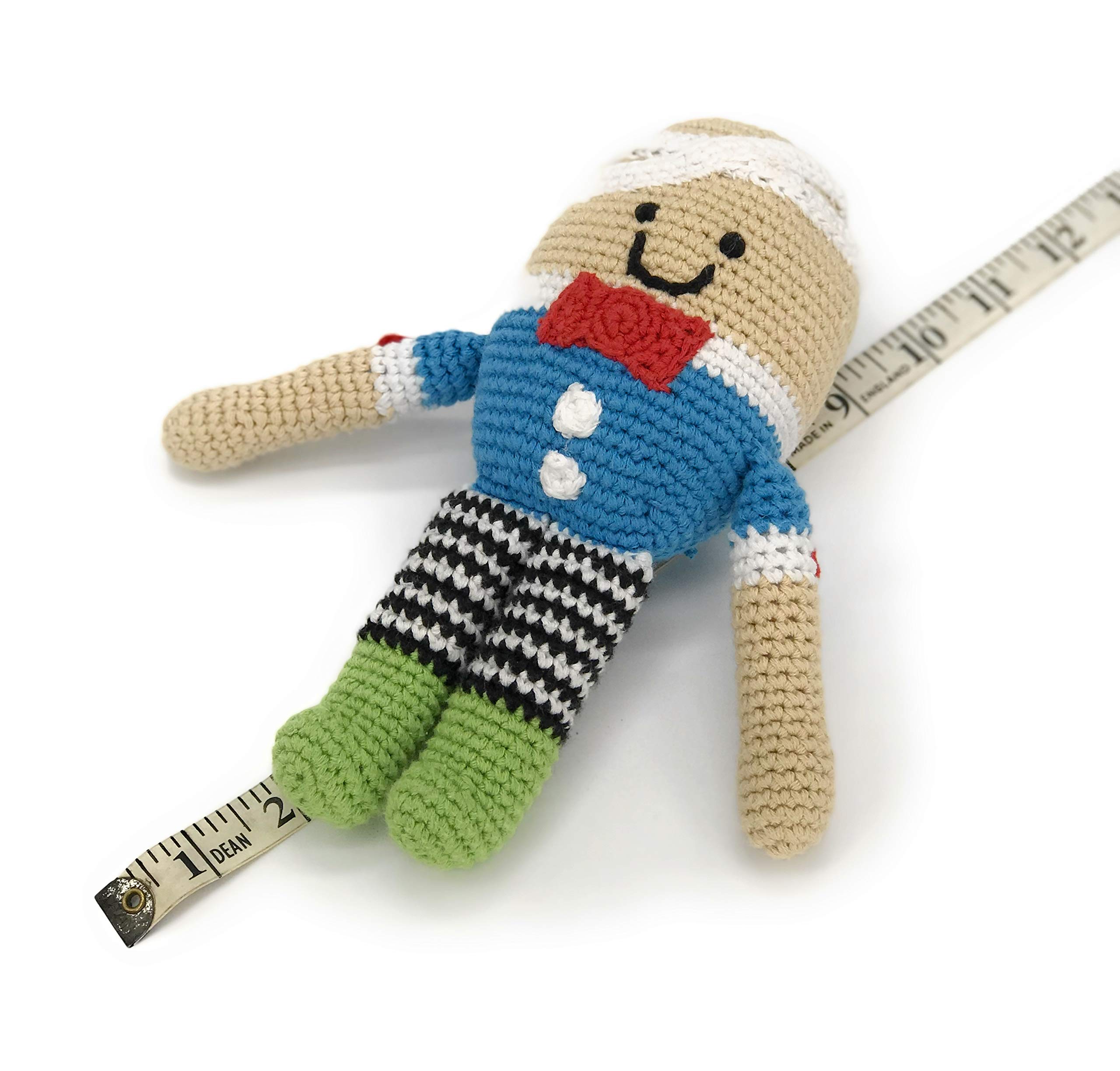 Foto 5 pulgar | Rattle Pebble, Hecho A Mano, Humpty Dumpty, Ganchillo, Comercio Justo - Venta Internacional.