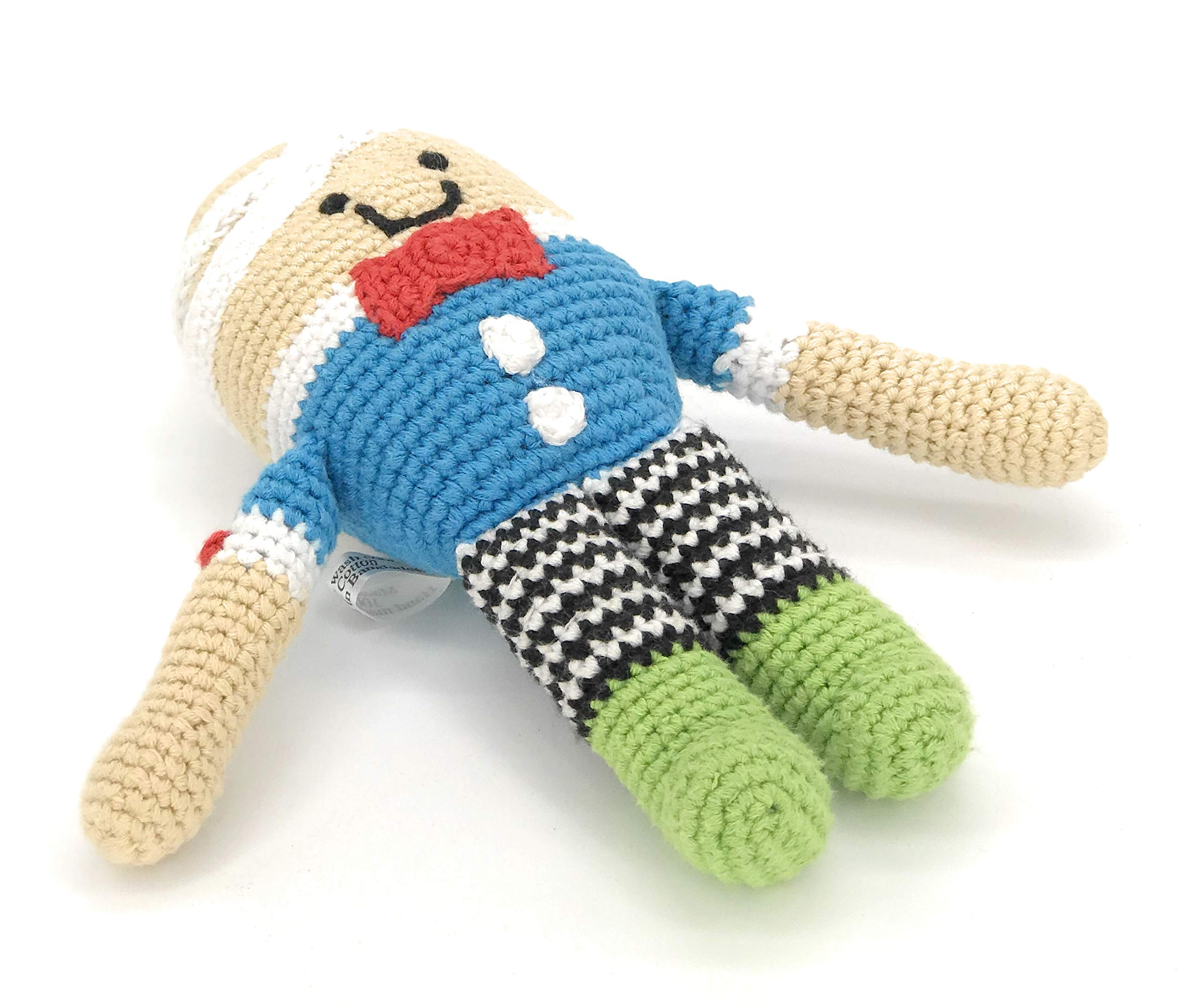 Foto 6 pulgar | Rattle Pebble, Hecho A Mano, Humpty Dumpty, Ganchillo, Comercio Justo - Venta Internacional.