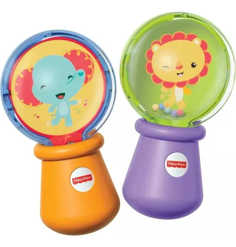 Foto 3 pulgar | Sonaja de Animalitos Fisher Price