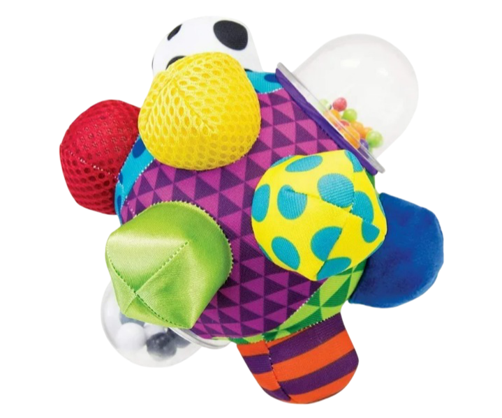 Foto 1 | Xtellar Juguete Educativo Sensorial - Bola Sonaja De Texturas, Estimulación Táctil Y Visual Para Bebé