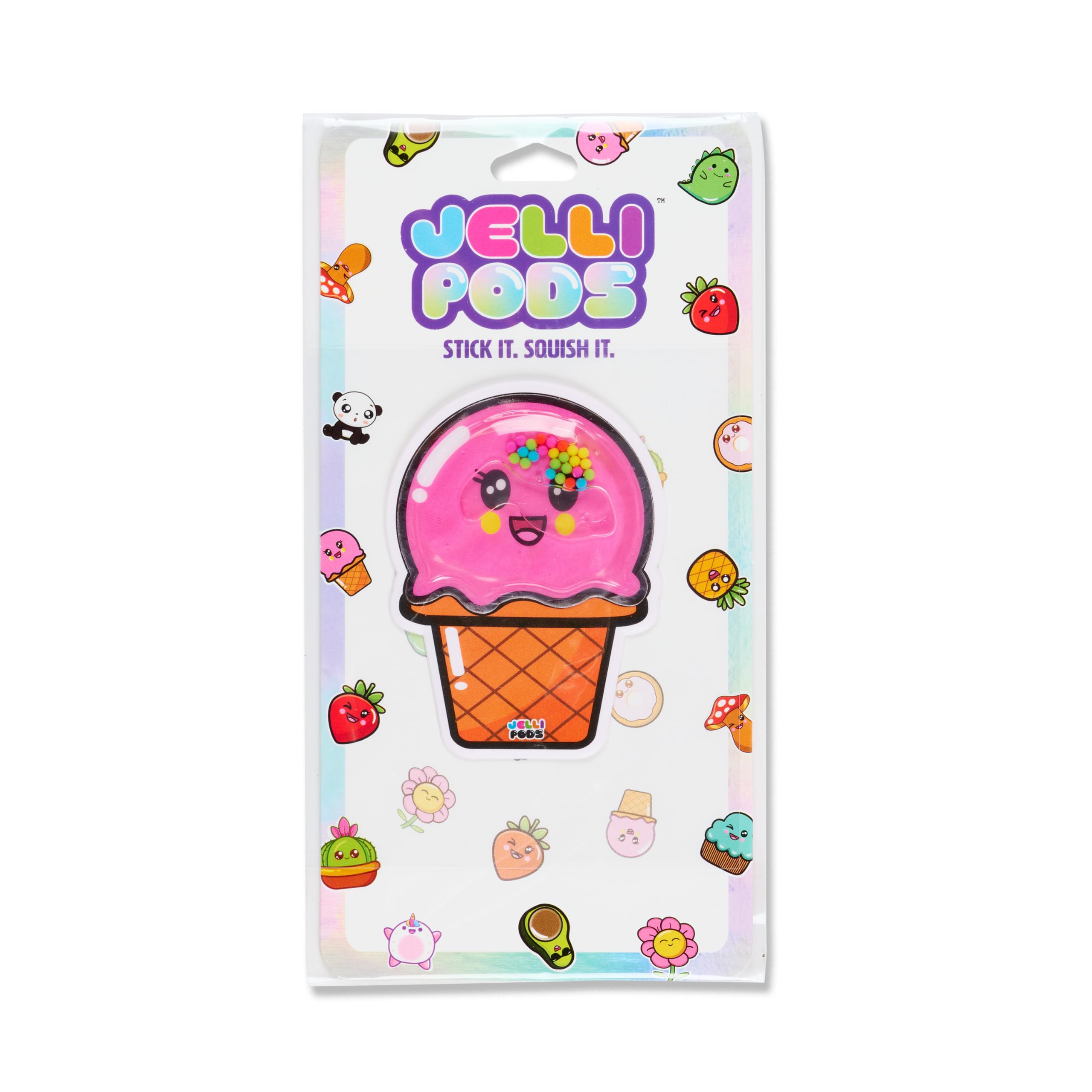 Foto 8 pulgar | Sensory Toy Ceaco Jellipods Sweet Treats Con 3 Pegatinas Reutilizables - Venta Internacional.