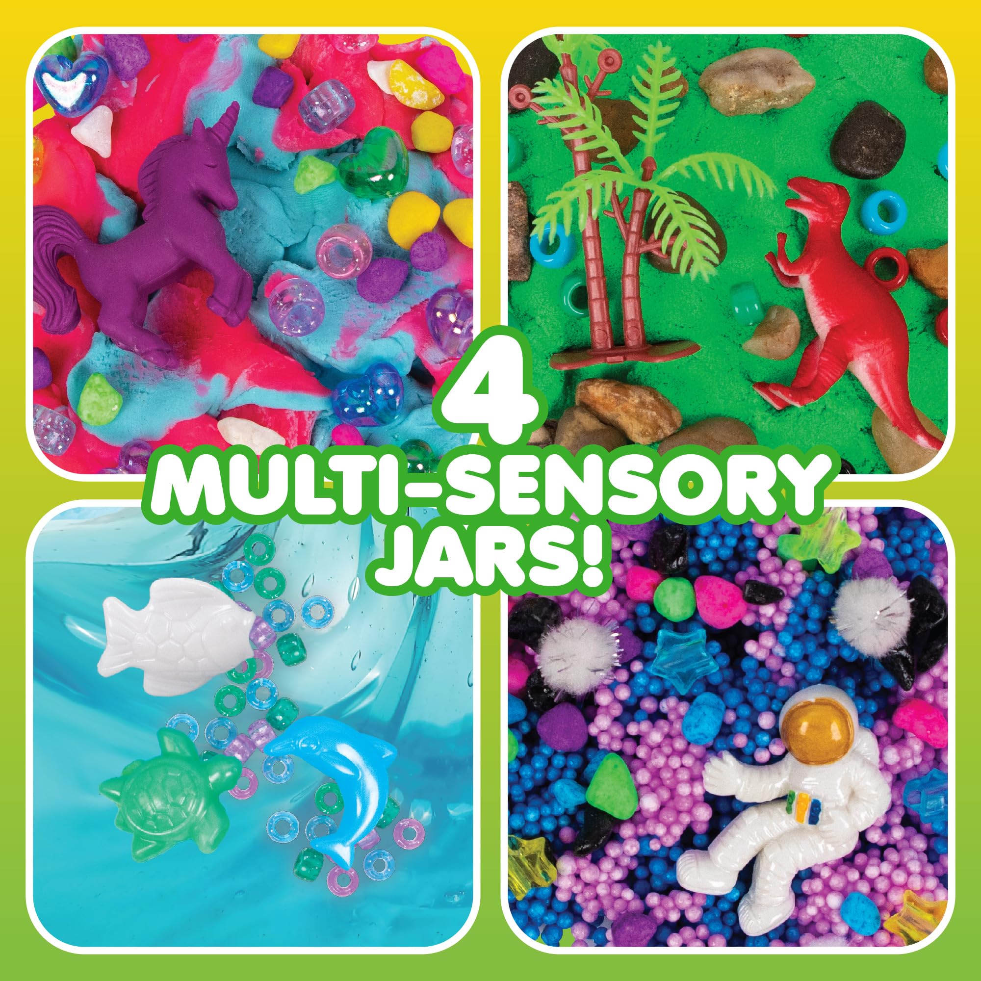 Foto 3 pulgar | Paquete De 4 Juguetes Reutilizables Para Niños Pequeños Sensory Jars Made By Me - Venta Internacional.