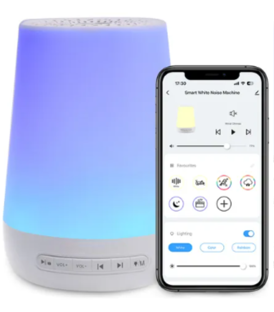 Foto 4 pulgar | Xtellar Máquina De Sonidos Para Dormir Al Bebé Adultos, 34 Sonidos Para Dormir Y Luz Nocturna Con Control Por App Máq