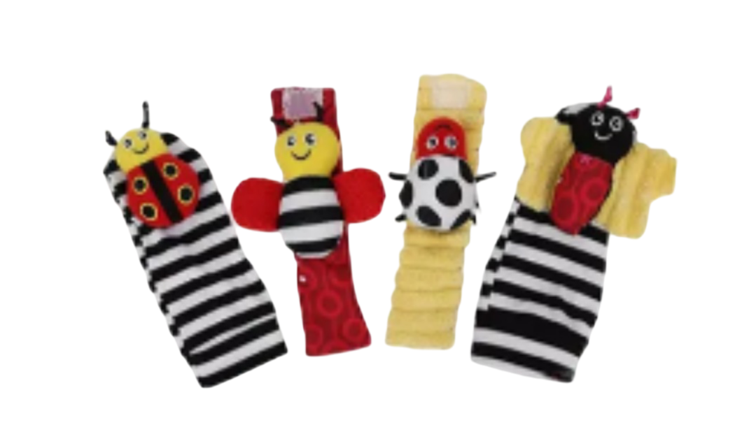 Kit Xtellar De Juguetes Sensoriales Para Bebé, Conjunto De Maracas Y Calcetines Estimulantes