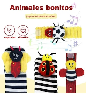 Foto 3 | Kit Xtellar De Juguetes Sensoriales Para Bebé, Conjunto De Maracas Y Calcetines Estimulantes