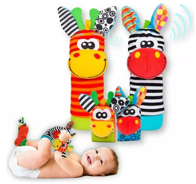 Foto 3 pulgar | Kit Xtellar De Juguetes Sensoriales Para Bebé, Conjunto De Maracas Y Calcetines Estimulantes
